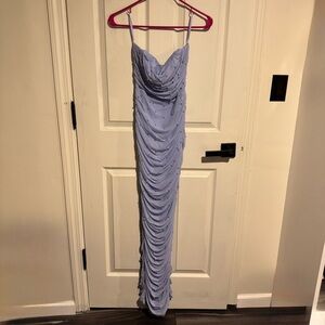 Windsor Lilac Ruched Maxi Evening Gown Body-con NWT NEVER WORN!